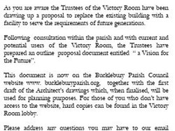 Bucklebury History Group The Victory Room