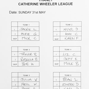 Boughton-Under-Blean Bowls Club Team selections
