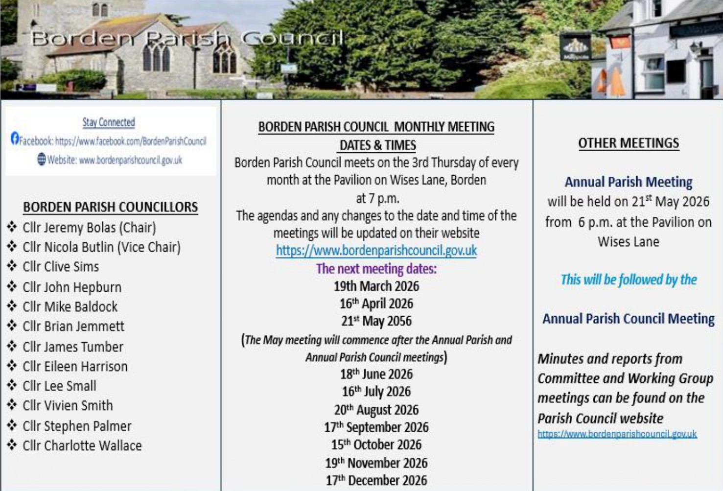 Borden Parish Council Home