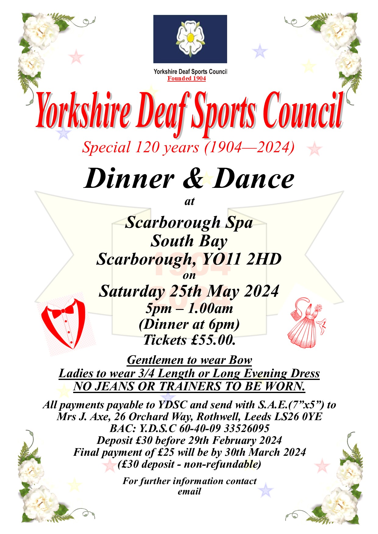Yorkshire Deaf Sports Council Dinner & Dance 2023