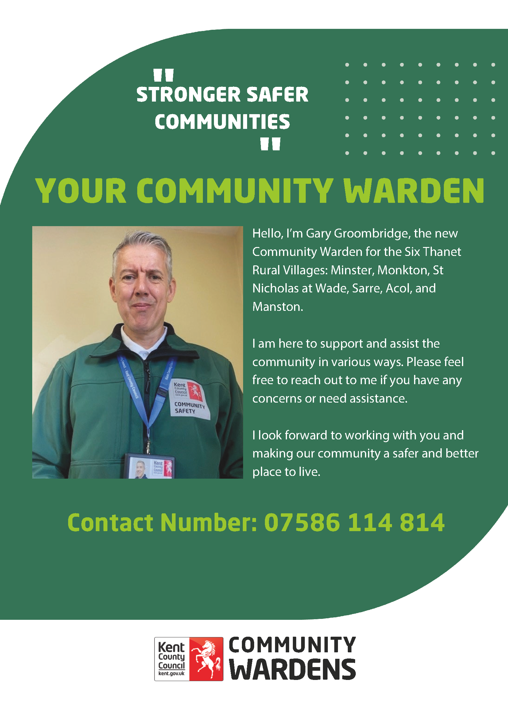 Gary Groombridge, Community Warden