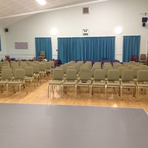 Theatre style seating