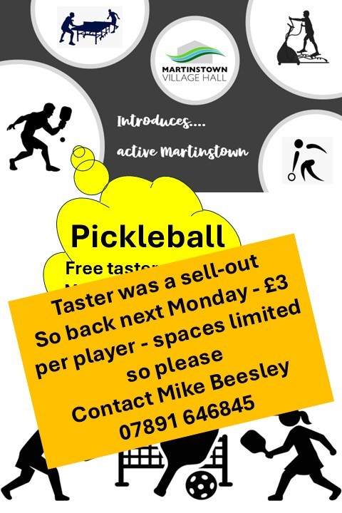 Martinstown Village Hall Pickleball Club