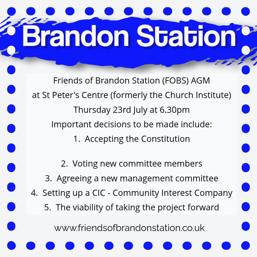 Friends of Brandon Station Events