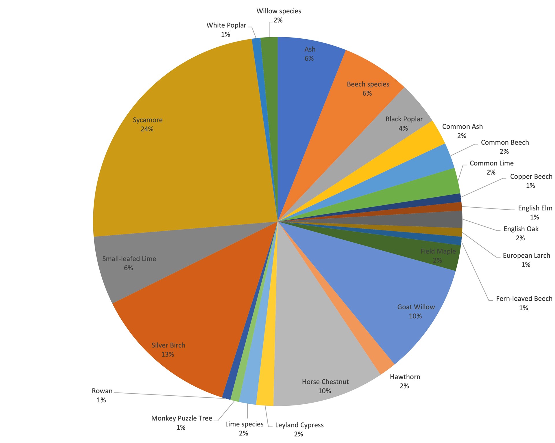 Tree Types In The Parish (2022)