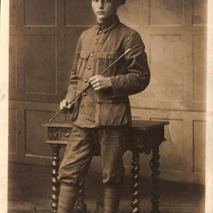 Elodie's brother Firmin stayed in Belgium and fought for his country