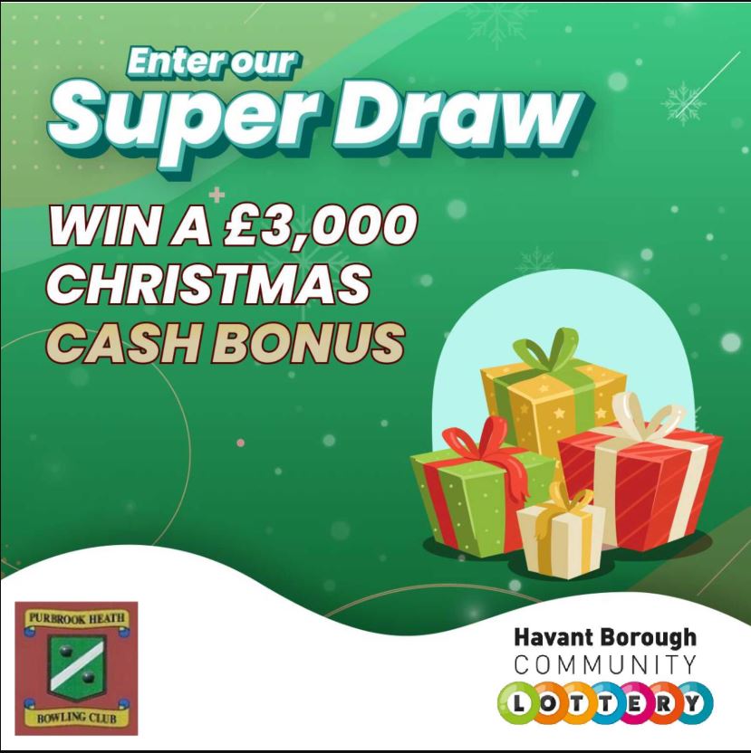 Purbrook Heath Bowling Club Havant Community Lottery