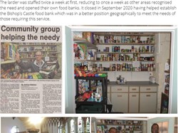 Clun Town Council with Chapel Lawn St George's Church