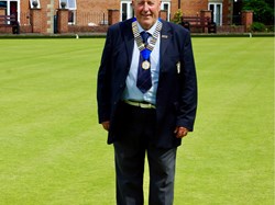 Mr Ivan Lynds Coalville Town Bowls Club President 2024