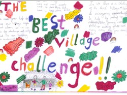 Posters created by the children of our community