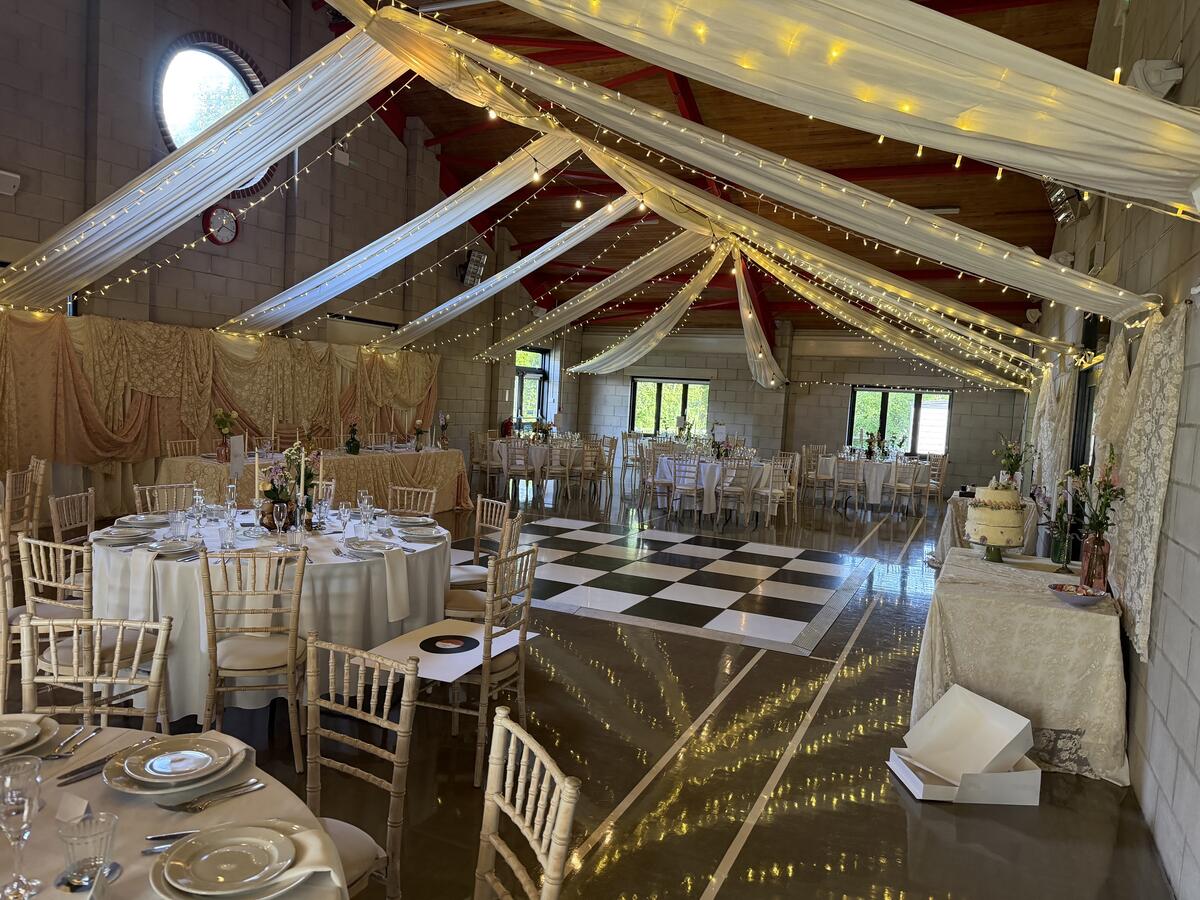 The first wedding event held at Epperstone Village Hall