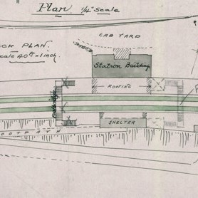 Plan of station as per 1896 plan