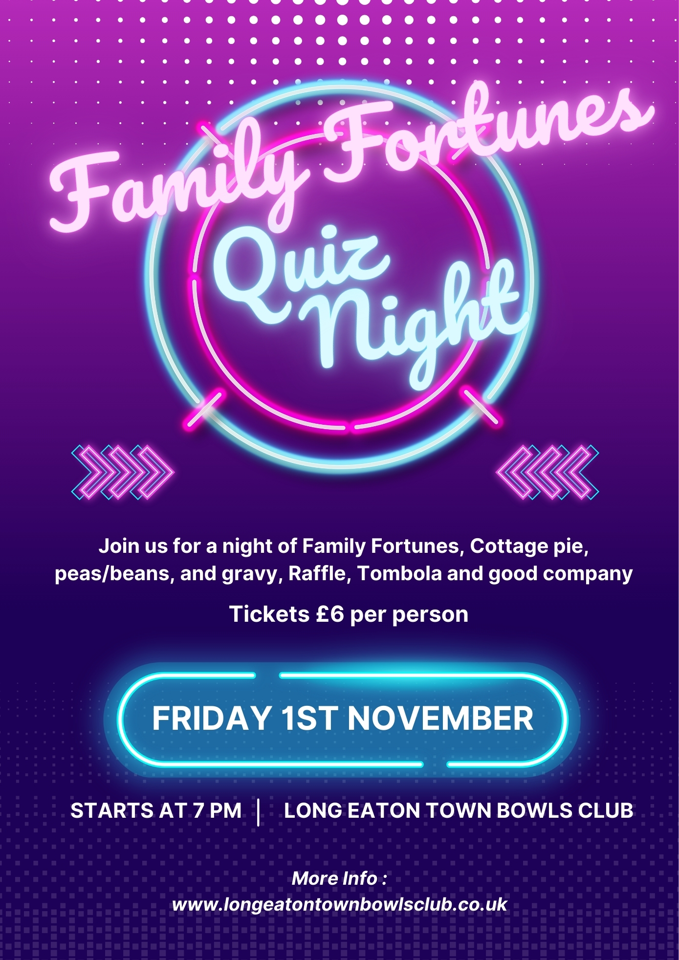 Long Eaton Town Bowls Club Social Evenings