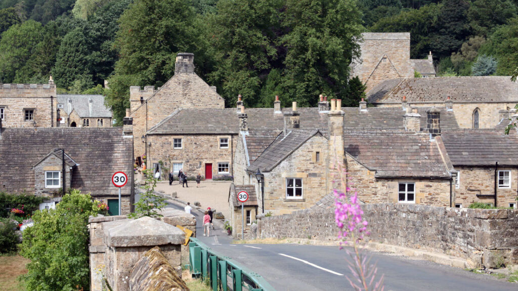 Arriving into Blanchland