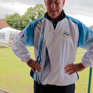 Club President, Bob Watcham at EBA Finals