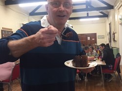 Cakes always good at the Social Centre