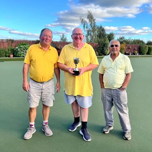 Winners of the Briffett Cup - Mel, Rich and Fred.