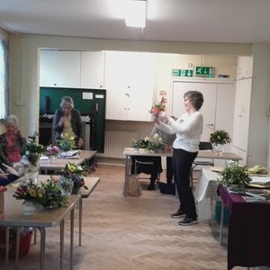 Flower arrangement workshop