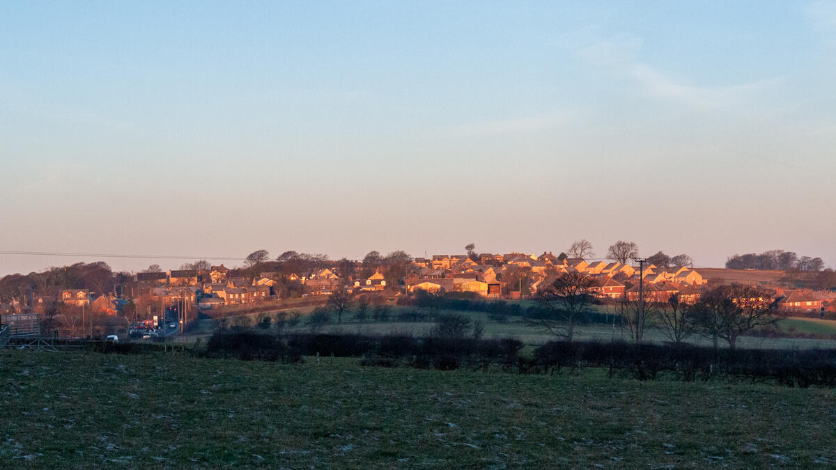 Thurgoland viewed from Crane Moor