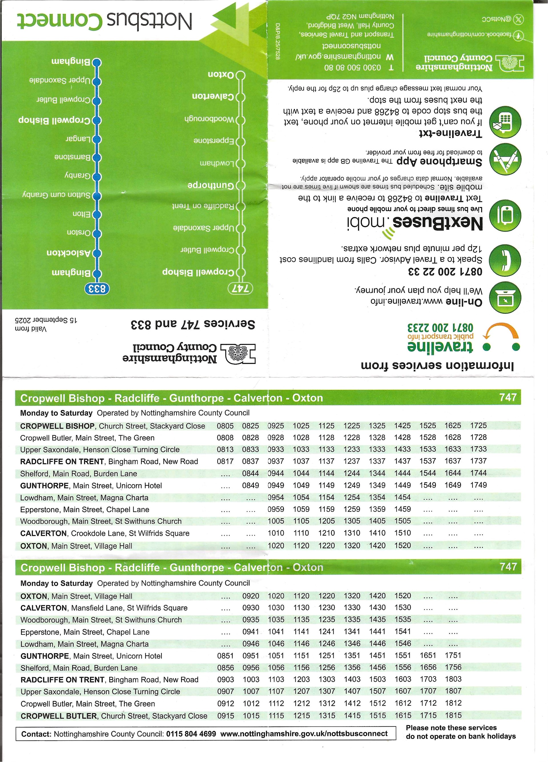 Gunthorpe Parish Council Transport links