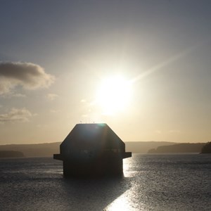 Keilder Water dam control room