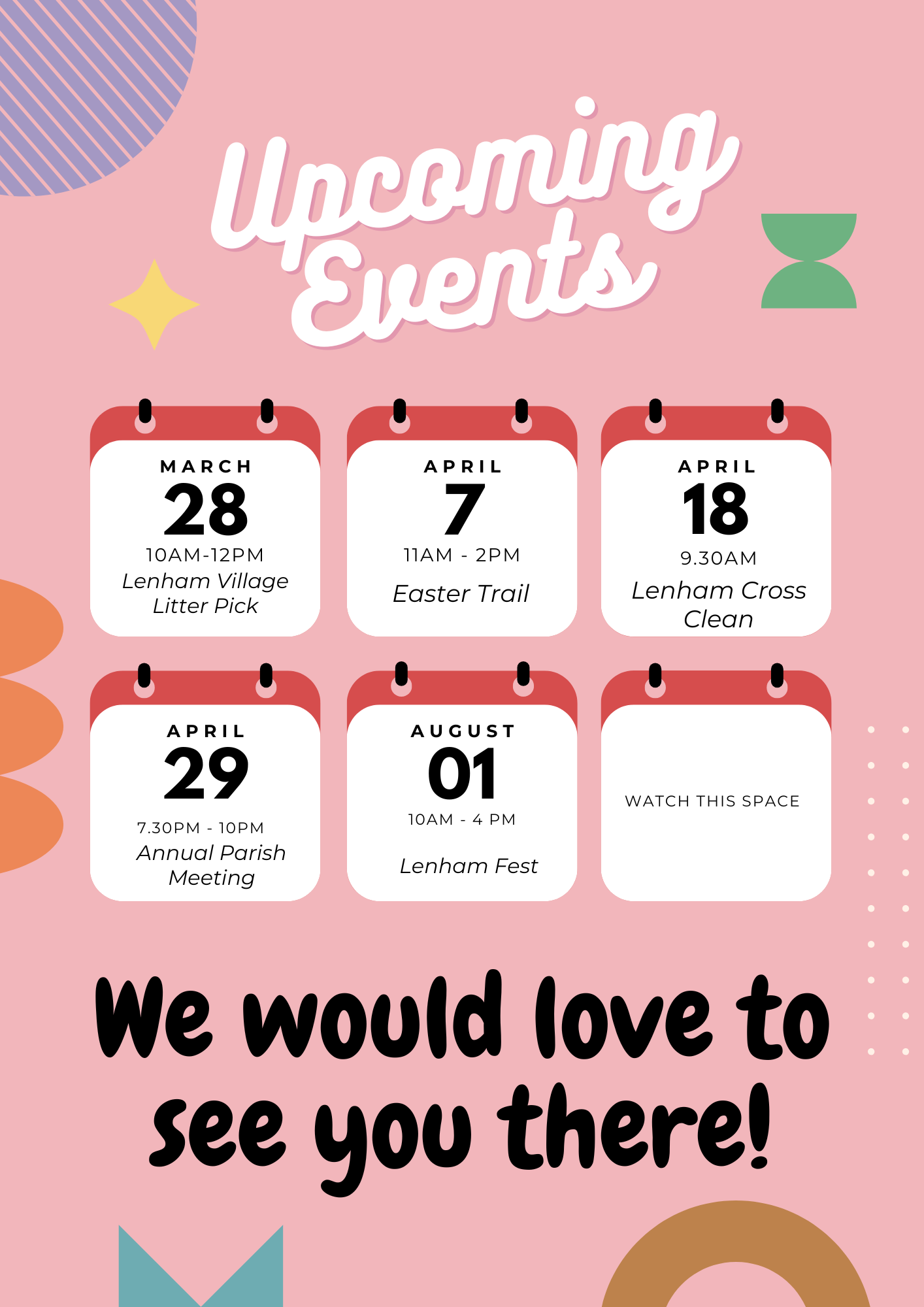 Lenham Parish Council Village Events