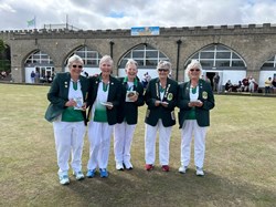 Somersham Ladies help win the Silver Jubilee Vase at Skegness 2025