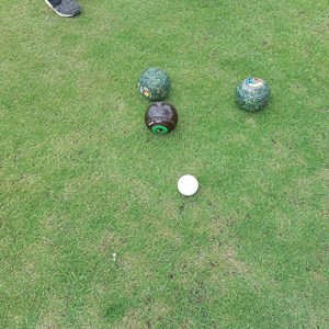 Open Day. Potential New Bowlers inspecting their Efforts