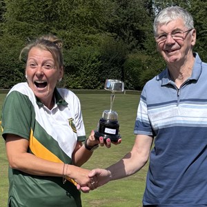 LADIES CHAMPION: Emma Ridgway