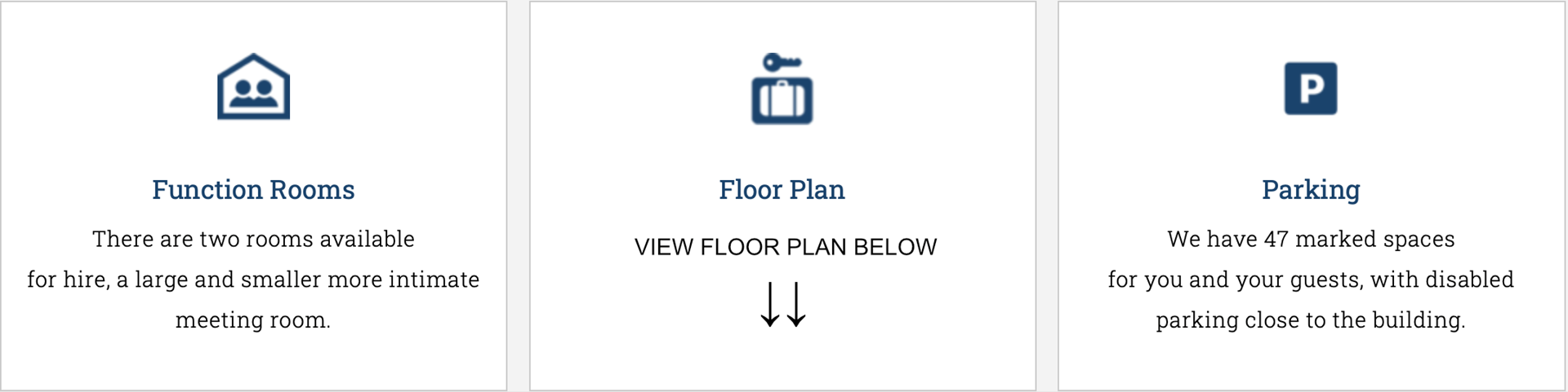 Bearley Village hall Facilties