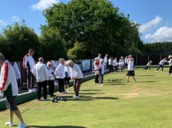 Aldiss Park Bowls Club Bucks Touring Team 22 May