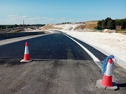 New slip road