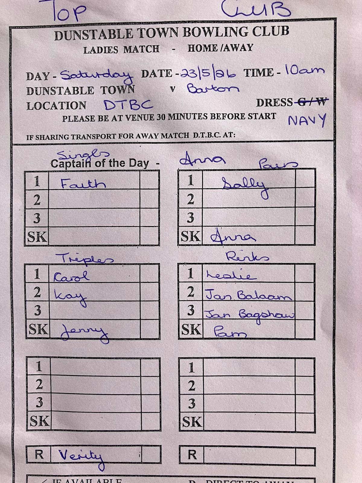 23/5/26 Home v Barton 10.00am