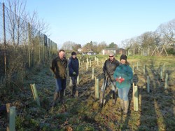 2018 Making the Wildlife Area from the old tennis courts