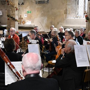 Christmas Concert 25 rehearsal