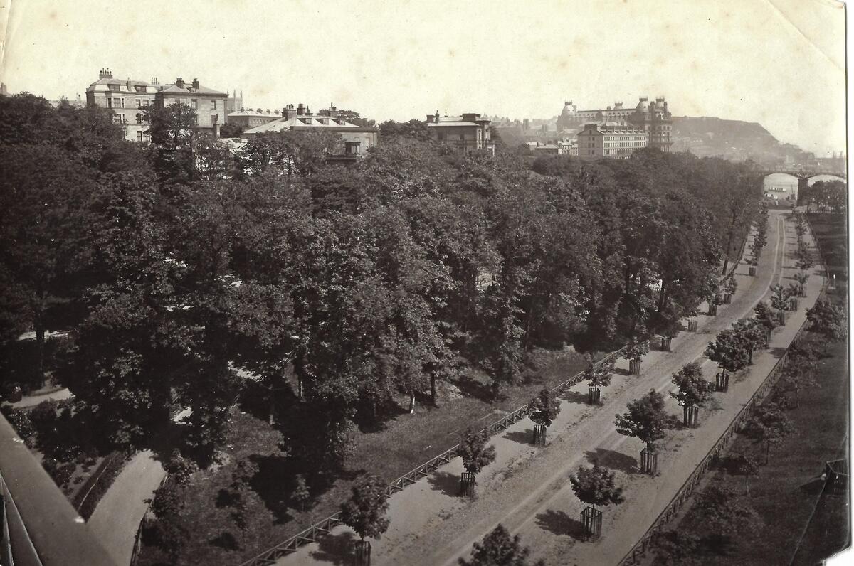 View from the bridge 1880's