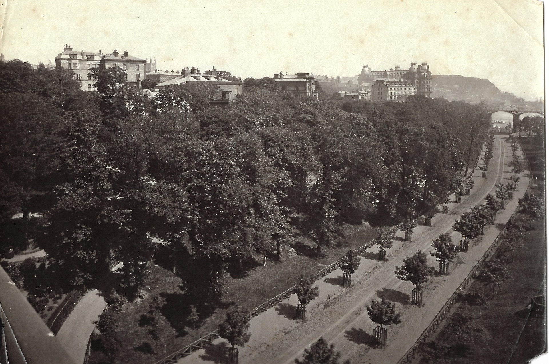 View from the bridge 1880's