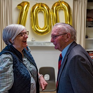 Berwick St James Parish Stan Palmer's 100th Birthday Party