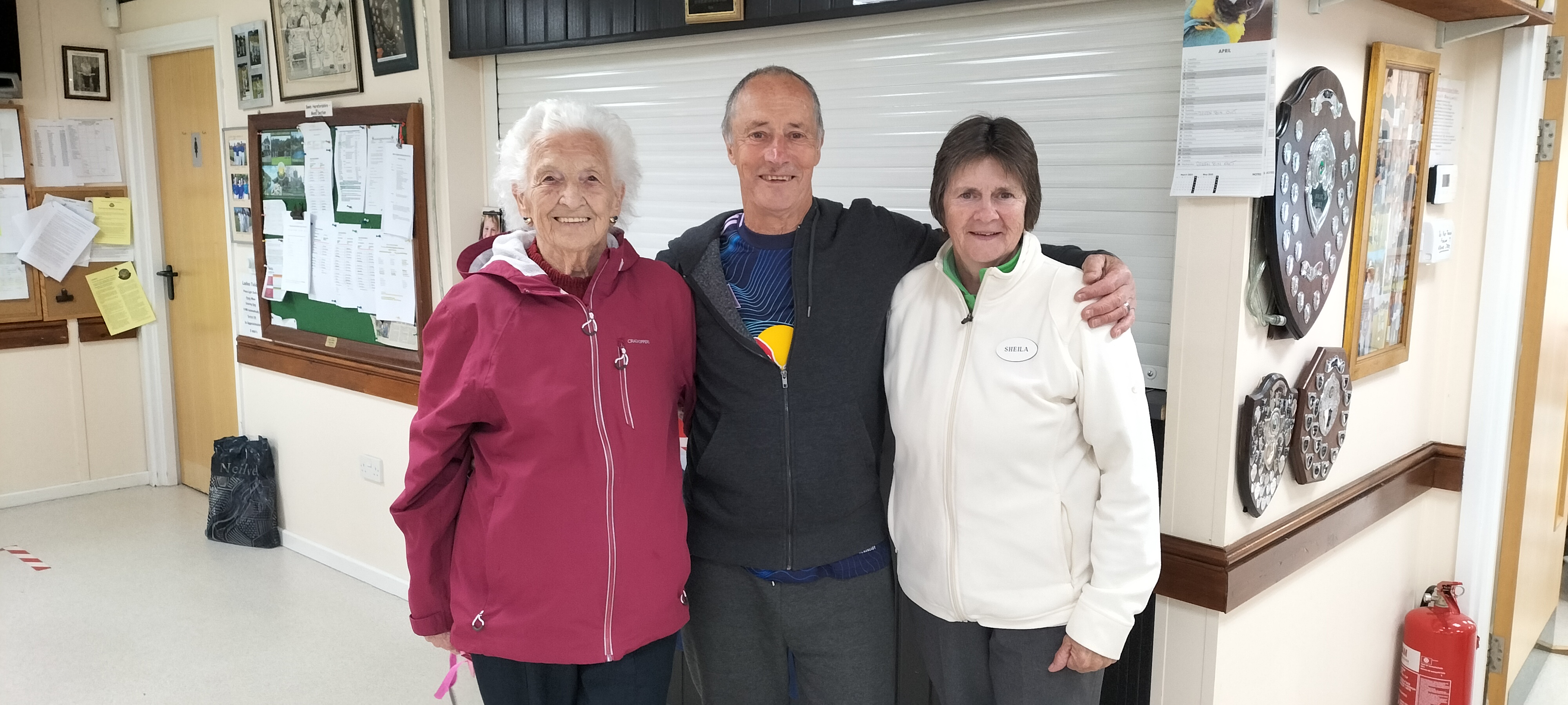Irene, Colin and Sheila
