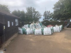 Whitstable Bowling Club Relaying new green 2024