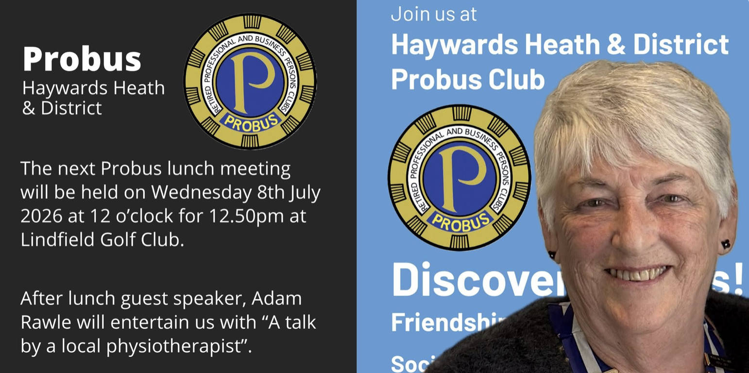 Haywards Heath and District Probus Club Home
