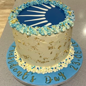 President's cake made by Suzanne