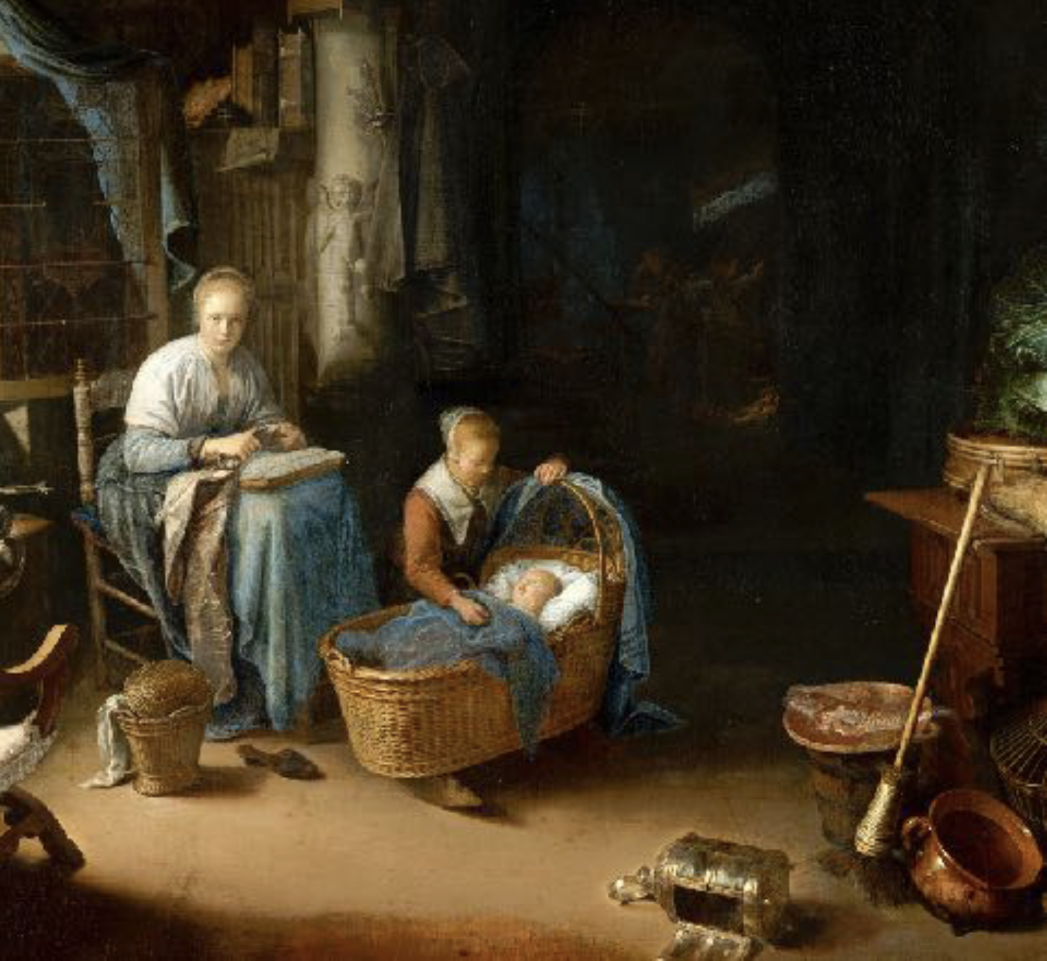 1658. The Young Mother, Gerrit Dou, The Mauritshuis