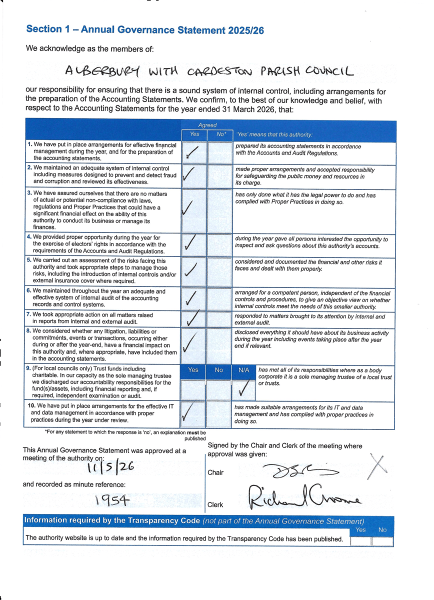 Annual Governance Statement