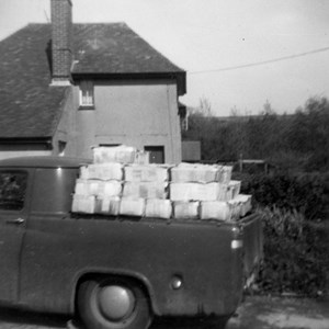 Cress loaded and ready for market and delivery to Grimstone railway Station