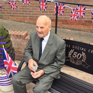 Whixall Social Centre Commemorative Bench Unveiling 29 May 22