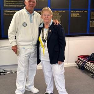 Mens 2 wood Singles Runner Up - Tony Badain
