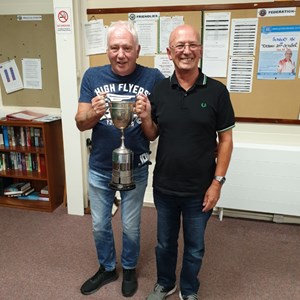 Men's Drawn Pairs Winners - Adrian Moore & Keith Trainer.