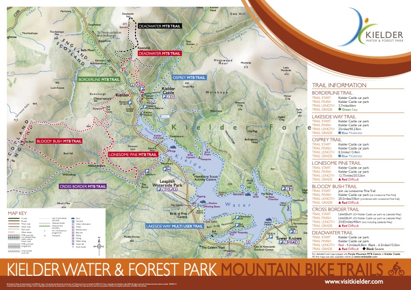 Falstone Parish Council Mountain Biking Map