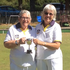 Conyers Cup - Yvonne Lever with runner up Pat Packham